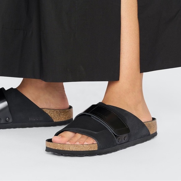 Kyoto Nubuck Leather - Black - Picture 3 of 13